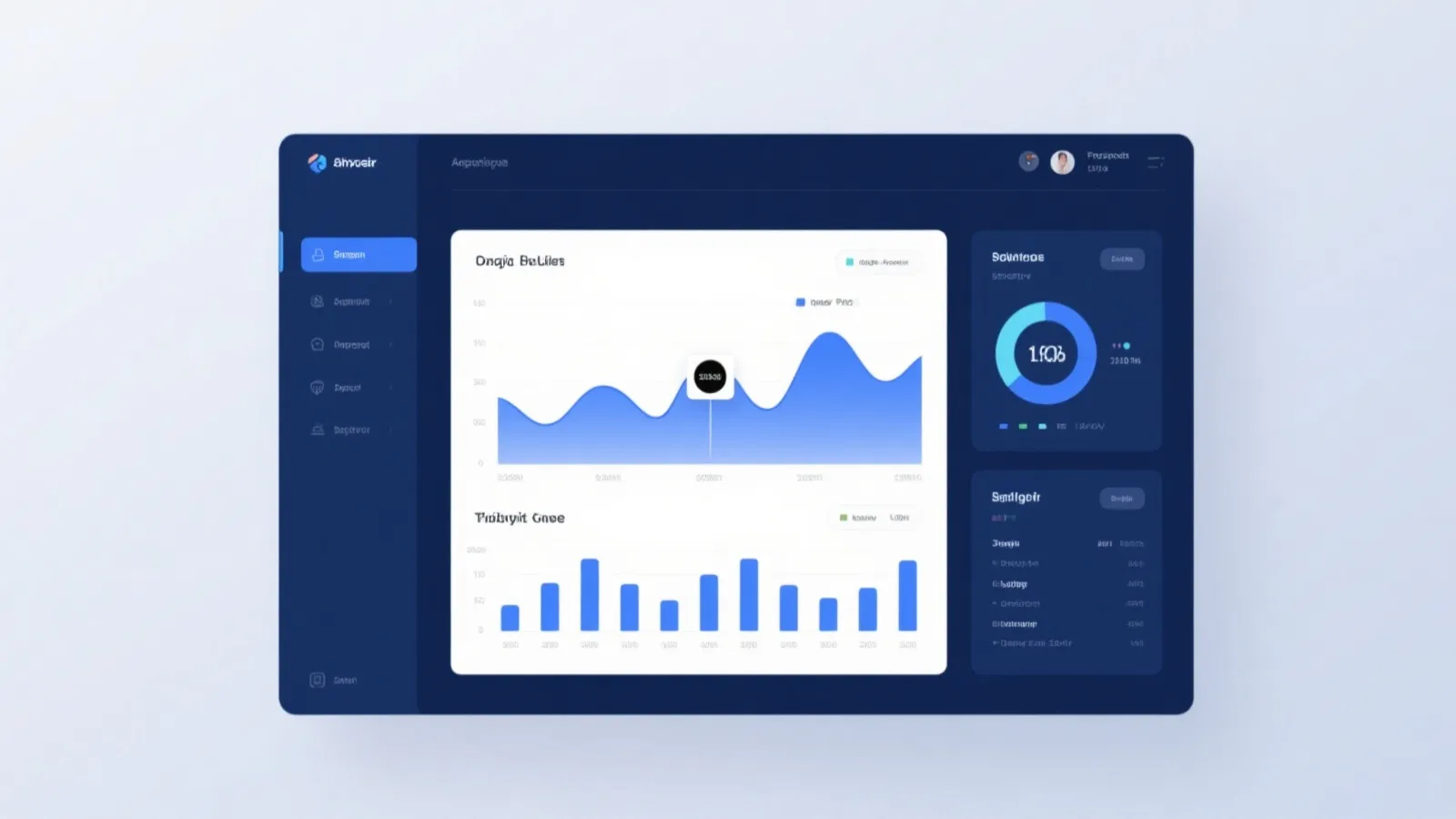 数据看板示意图